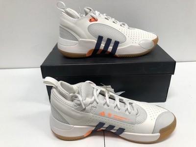 Adidas D.O.N. Issue 5 IE7799 Weiß Blau Orange - Herren Basketballschuhe 40