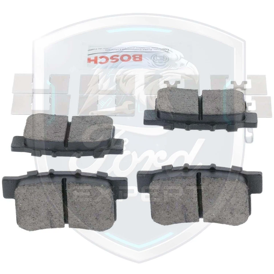 Kit de pastillas de freno delanteras y traseras de cerámica Bosch OEM para Honda S2000 2000-2009 Foto 2 de 4