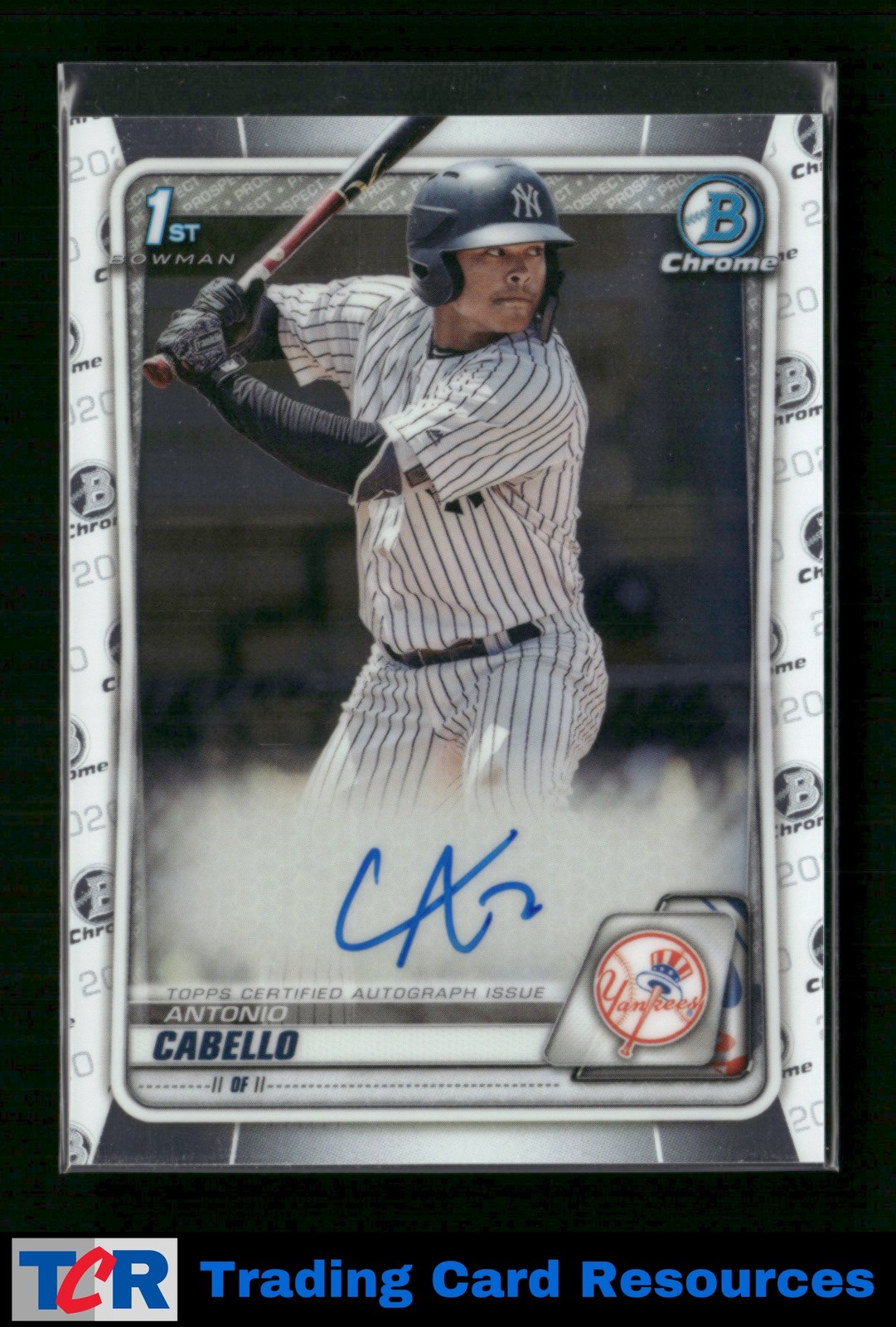 2020 Bowman Chrome #CPA-AC Antonio Cabello Prospect Autographs Auto