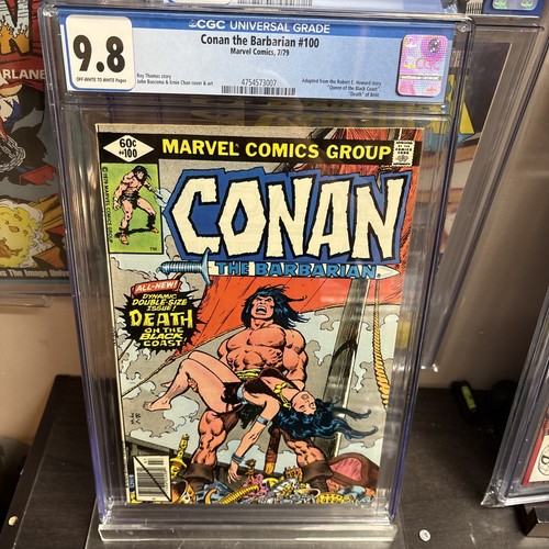 CONAN The Barbarian 100 DEATH BELIT Queen Black Coast REH 1979 Direct CGC 9.8