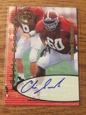 2000 Press Pass CHRIS SAMUELS Autograph Rookie RARE 41/100 AUTO Alabama Redskins