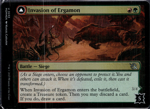 Invasion Of Ergamon Foil MTG Magic The Gathering - 第 1/1 張圖片