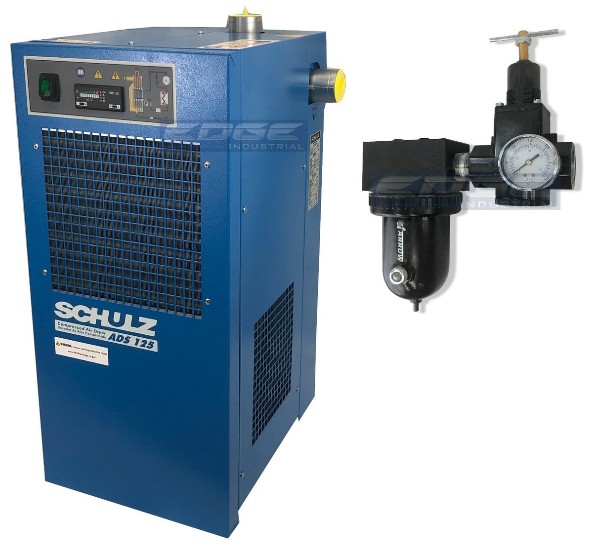 ゅゅ SCHULZ 125 CFM REFRIGERATED COMPRESSED AIR DRYER, 25HP & 30HP