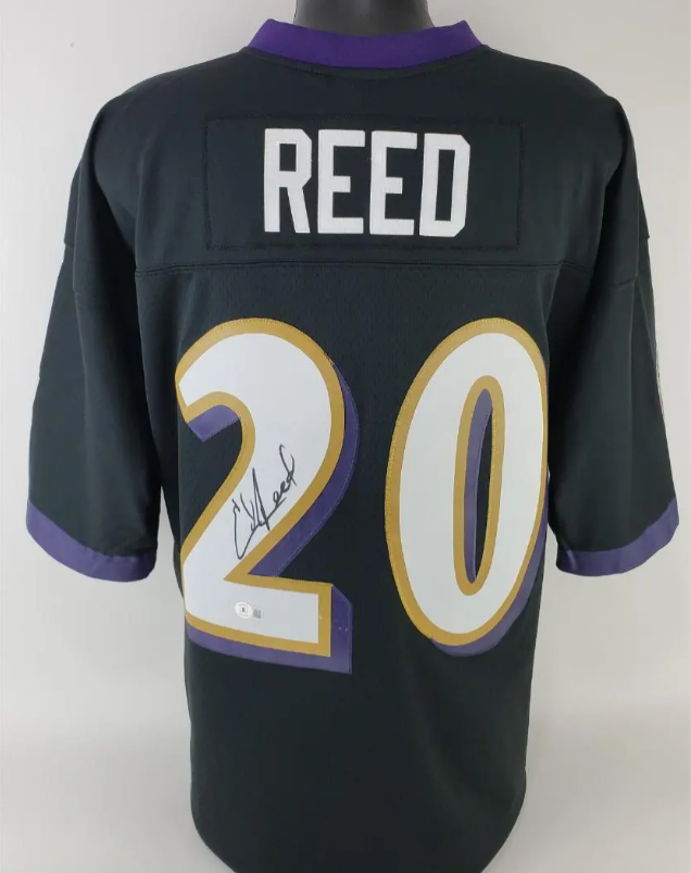 Ed Reed Autographed Signed Baltimore Ravens Mitchell & Ness NFL Legacy 2004 Throwback Jersey 