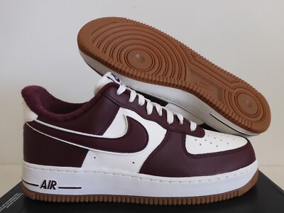 NIKE AIR FORCE 1 07 LV8 SAIL-NIGHT MAROON SZ 10.5 [DQ7659-102]