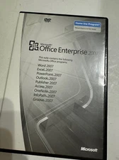 Microsoft Office Enterprise 2007 Home Use w Key Word  PowerPoint Excel Groove