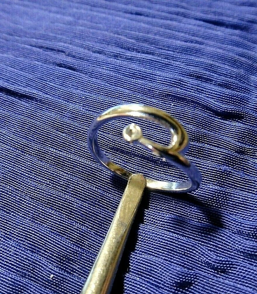 ANELLO ANELLINO CON PIETRA TRASPARENTE - - Immagine 2 di 4