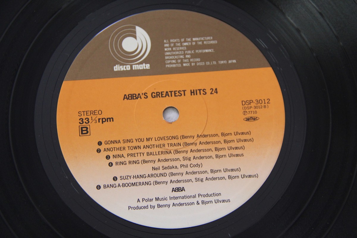 ABBA's Greatest Hits 24 ABBA Pop 2   Vinyl LP + OBI DSP-3012~13 | eBay