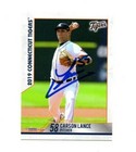 Carson Lance 2019 Connecticut Tigers autograph signed card Katy Texas c