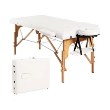 Portable Massage Table Lash Bed, 84 Inch Spa Massage Bed Height Adjustable, 2...