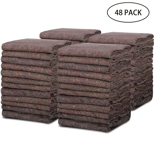 12/24/36/48 Pack Moving Blankets 53"x74" Shipping Pads for Furniture Protection - Picture 16 of 17