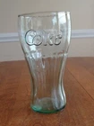 VINTAGE LIBBEY GREEN 32 OUNCE COCA COLA TUMBLER EMBOSSED RAISED LOGO