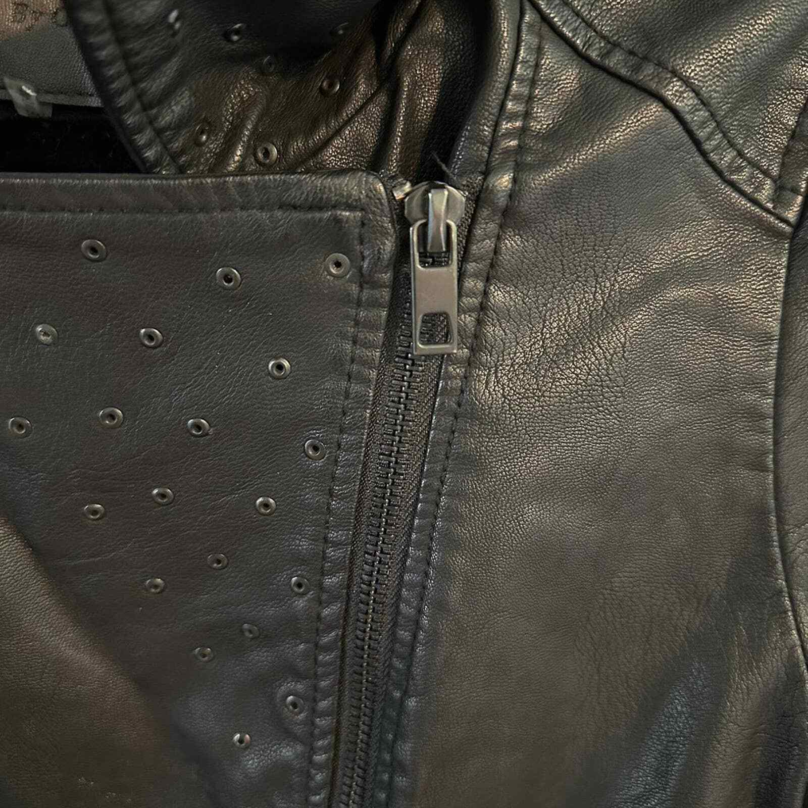 Gently used faux vegan leather - image 6