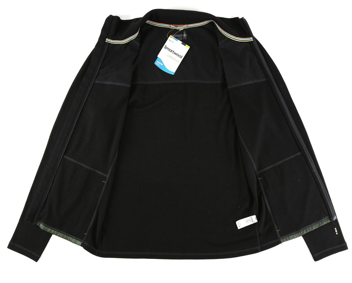 Smartwool L17406 Men's Green 250 Sport Merino Wool Zip Jacket Size