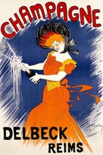 Poster Manifesto Locandina Pubblicitaria d'Epoca Stampa Vintage Champagne Reims