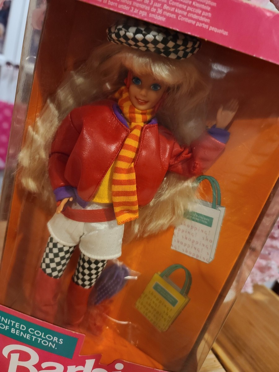 NEW! 1991 UNITED COLORS OF BENETTON BARBIE SPECIAL SHOPPING