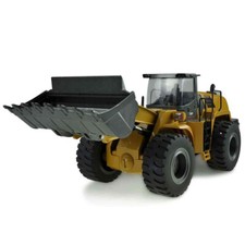Excavateur Engin de Chantier TractoPelle Semi Metal V3 1:14 2.4 GHZ Lumière et