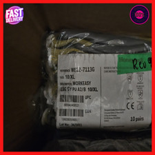 Lot of 10 HONEYWELL WE22-7113G-10/XL Cut-Resistant Gloves