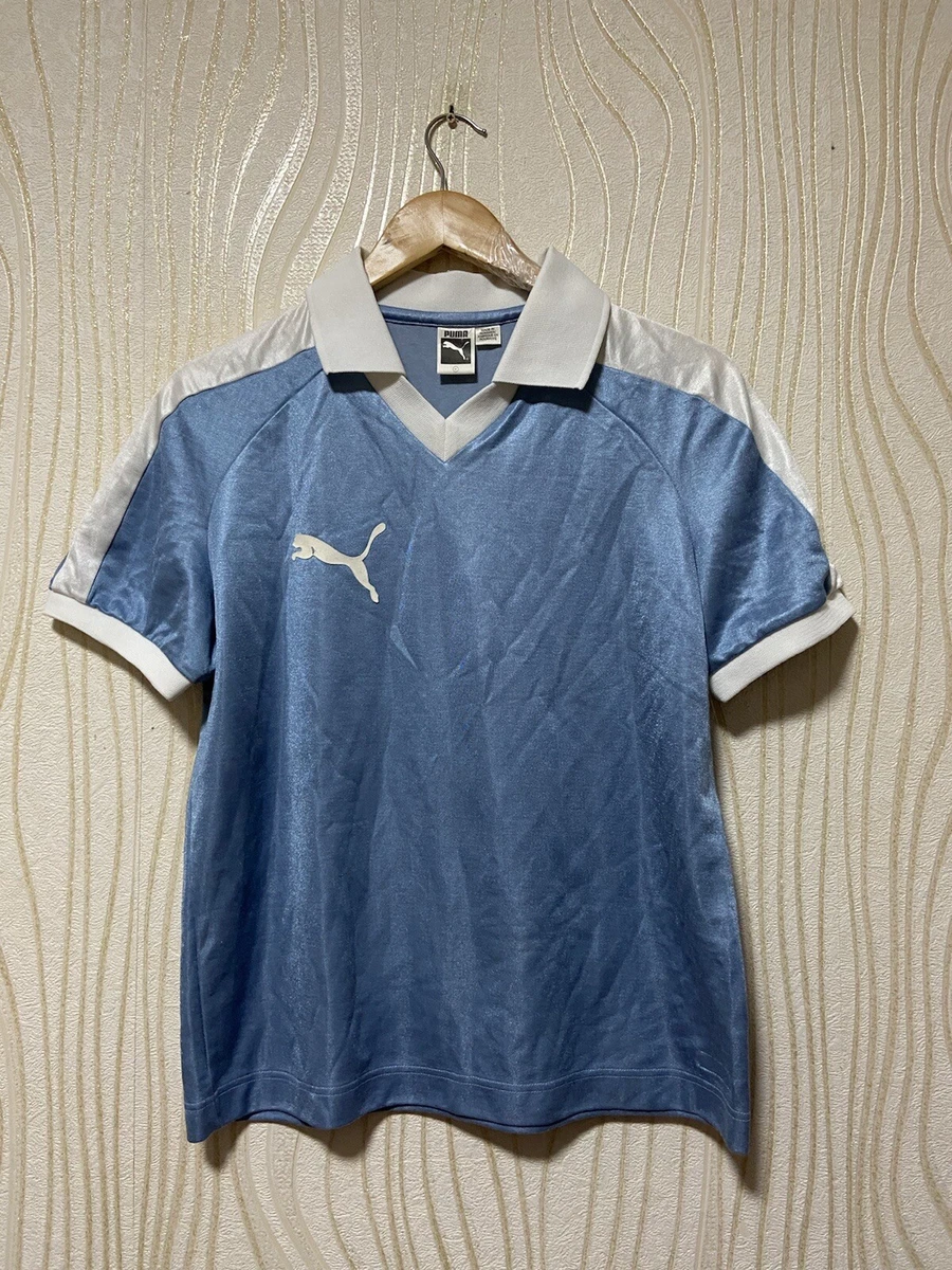 Dhr Fonetiek pols PUMA RETRO FOOTBALL SHIRT SOCCER JERSEY sz M MEN | eBay