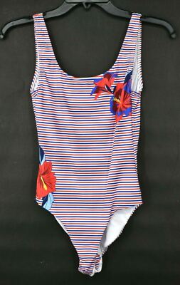 Onia WeWoreWhat Womens Multicolor Striped Floral Danielle One