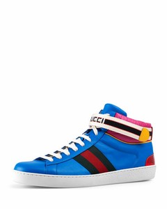 Gucci Stripe Ace High-Top Sneaker (523472 0FIW0 4364) | eBay