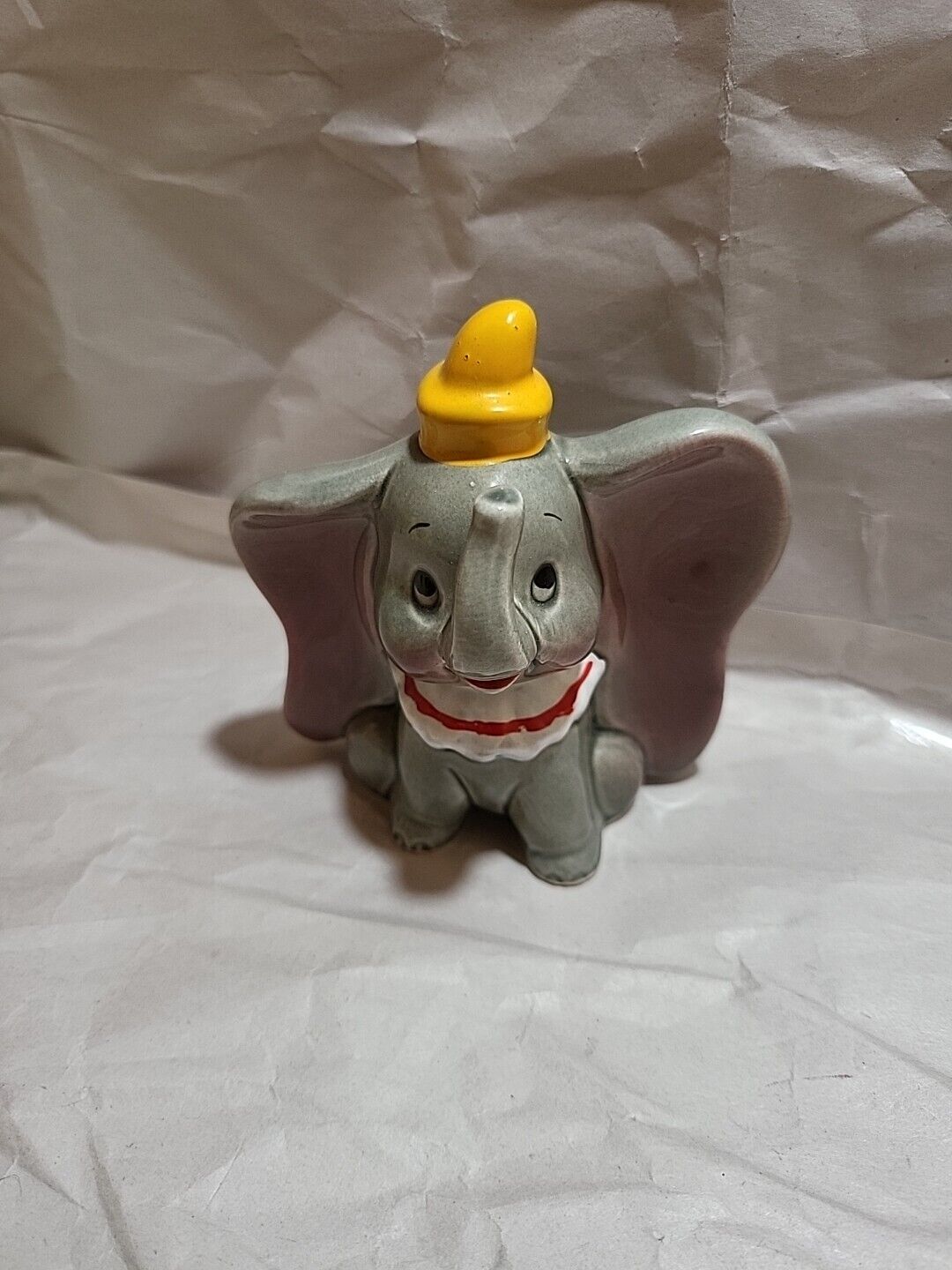 Vintage WALT DISNEY Dumbo Elephant Ceramic Figurine Japan