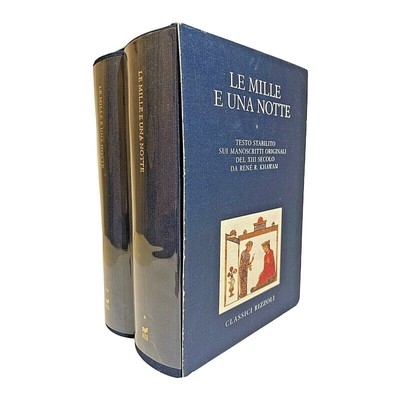 Le mille e una nuit Erstausgabe Rizzoli 1989 mit Box 2 Bände