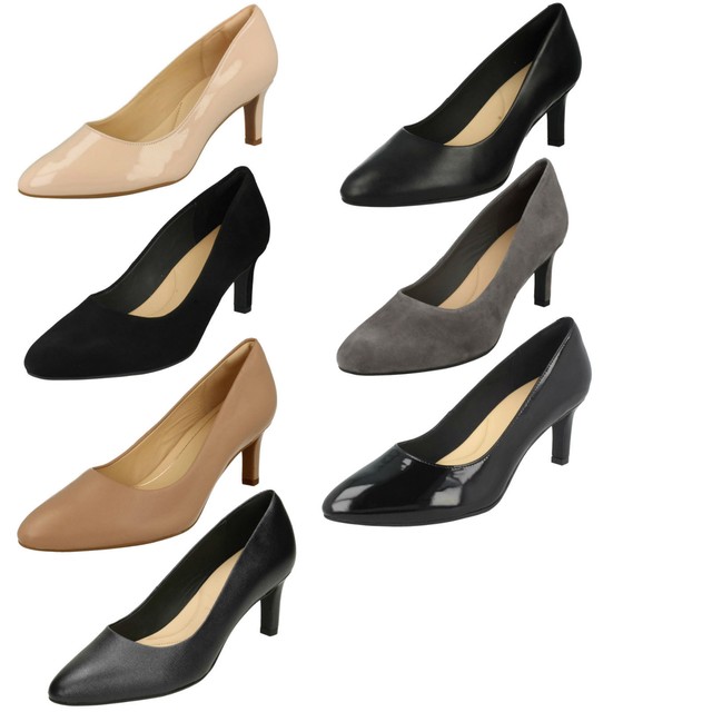 dark green suede court shoes