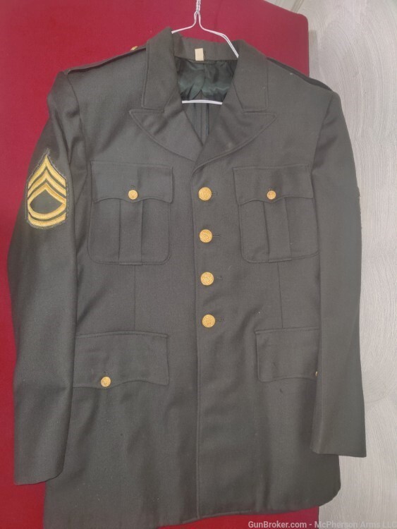 Army Uniform Jackets with rank, Beret and More eBay