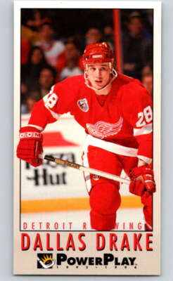 1993-94 PowerPlay #71 Dallas Drake  RC Rookie Detroit Red Wings V77546