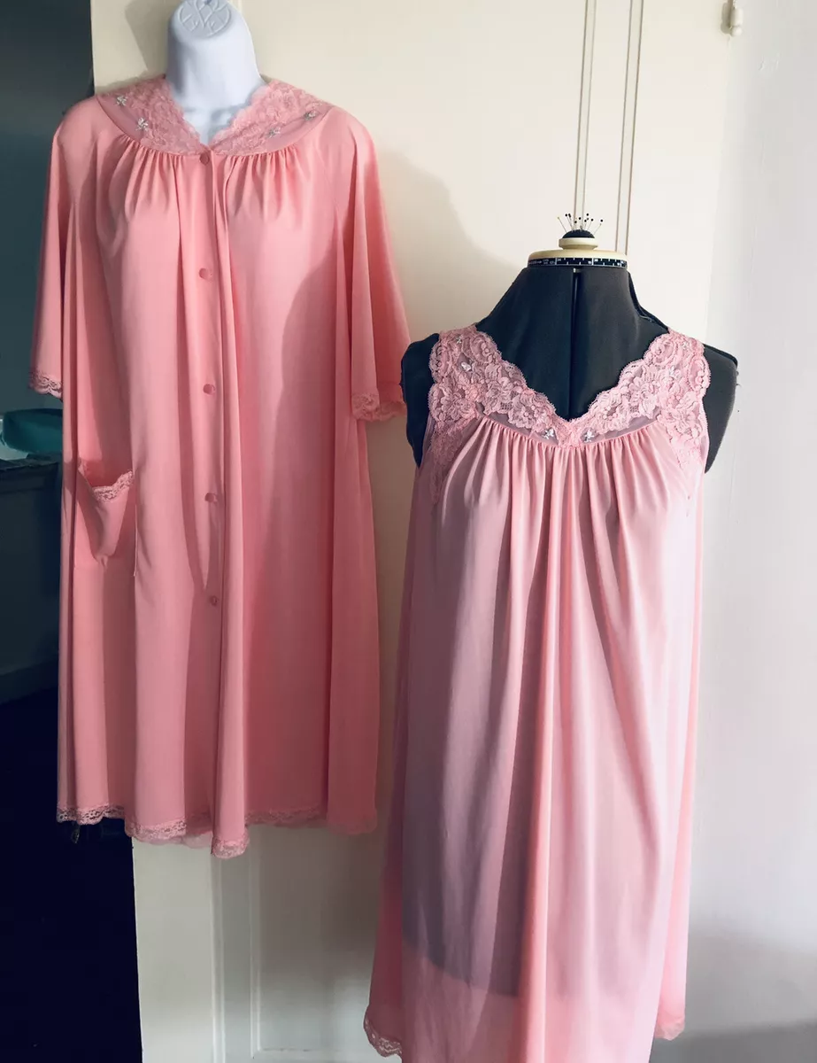 Petite nightgown and robe set sales