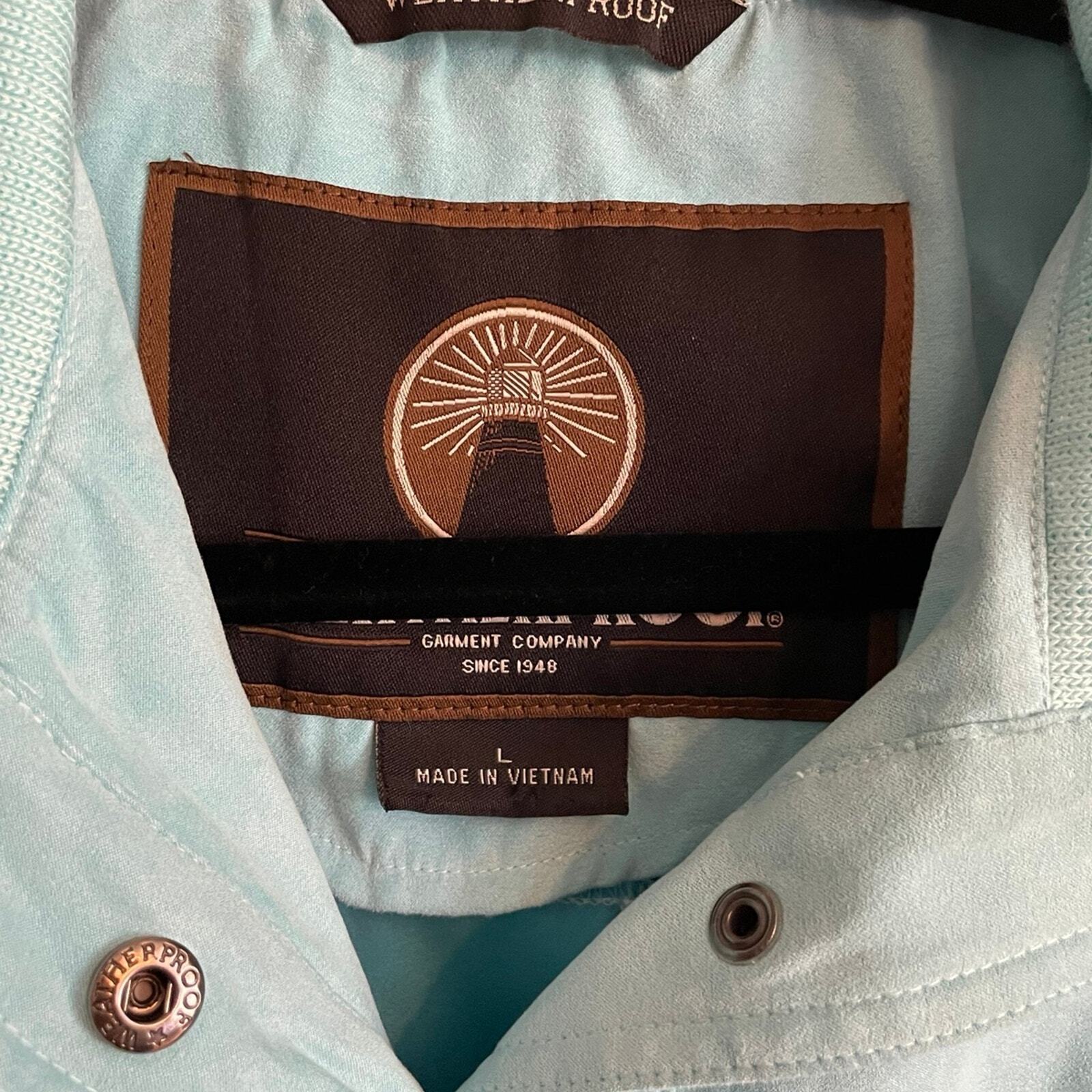 Weatherproof Quarter Snap Golf Pullover Size Large - image 4