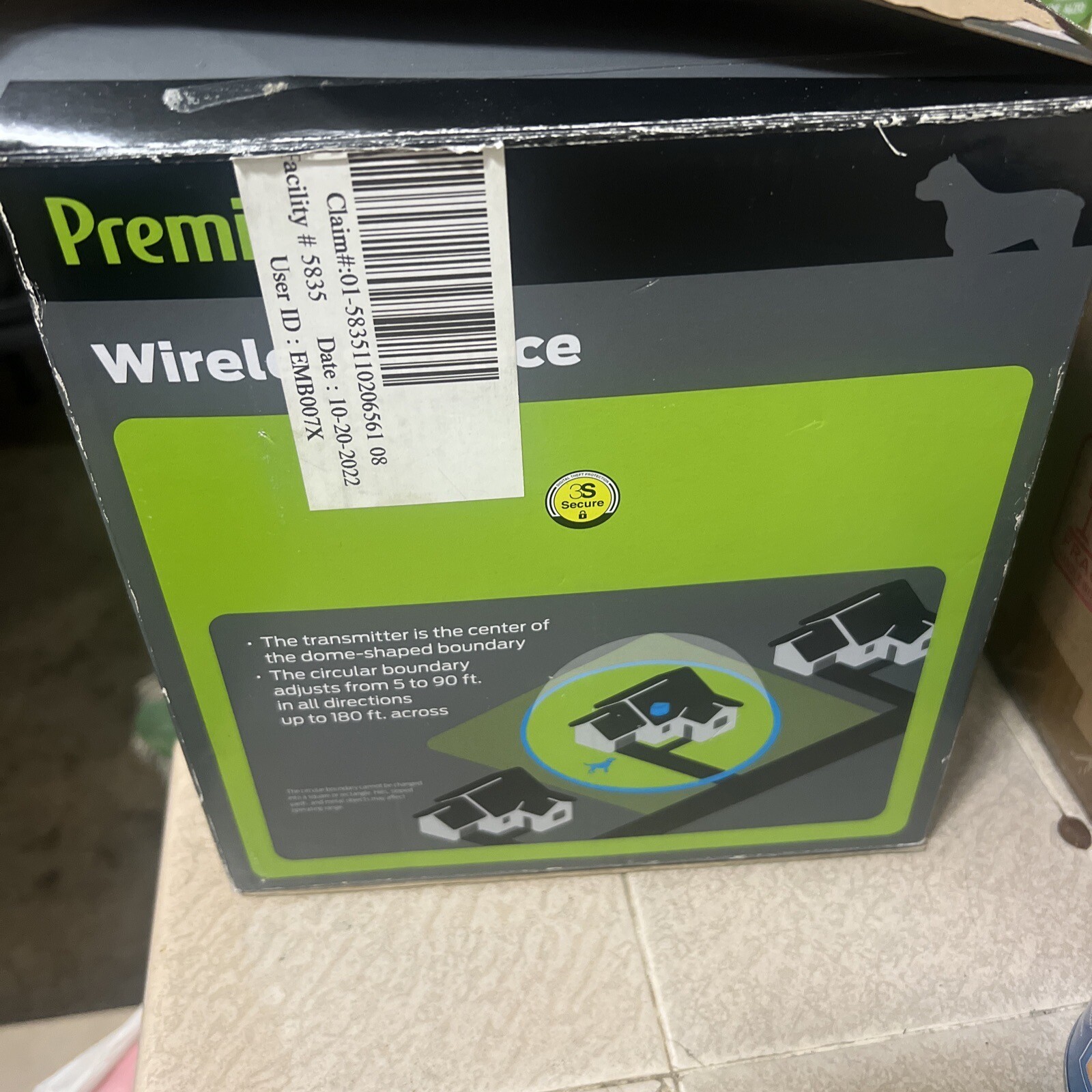 Premier Pet Wireless Fence W/ Collar And Flags Dogs 8lbs+/6mo+ Covers 1/2 Acre 729849169173 eBay
