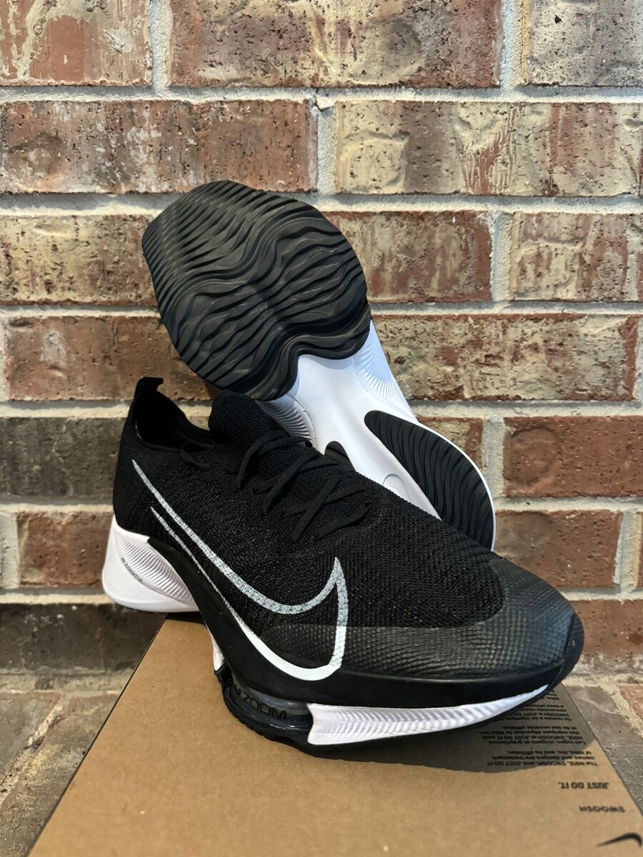 New 15 Nike Air Zoom Tempo Next% Flyknit Black White Running New 15 Nike Air Zoom Tempo Next% Flyknit Black White Running