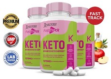 Fast Track Keto ACV Pills 1275 MG Stronger Than Gummies Keto Support 3 Bottle