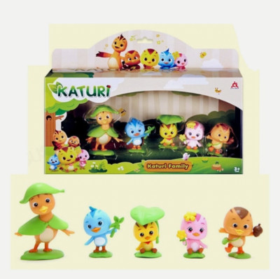 MOM KATURI Family Figure 5 PC Set Bobby Duri Jack Chip Mom Korea Animation