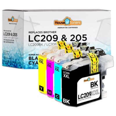LC209 LC205 for Brother Ink Cartridges MFCJ5520DW J5620DW J5720DW Lot