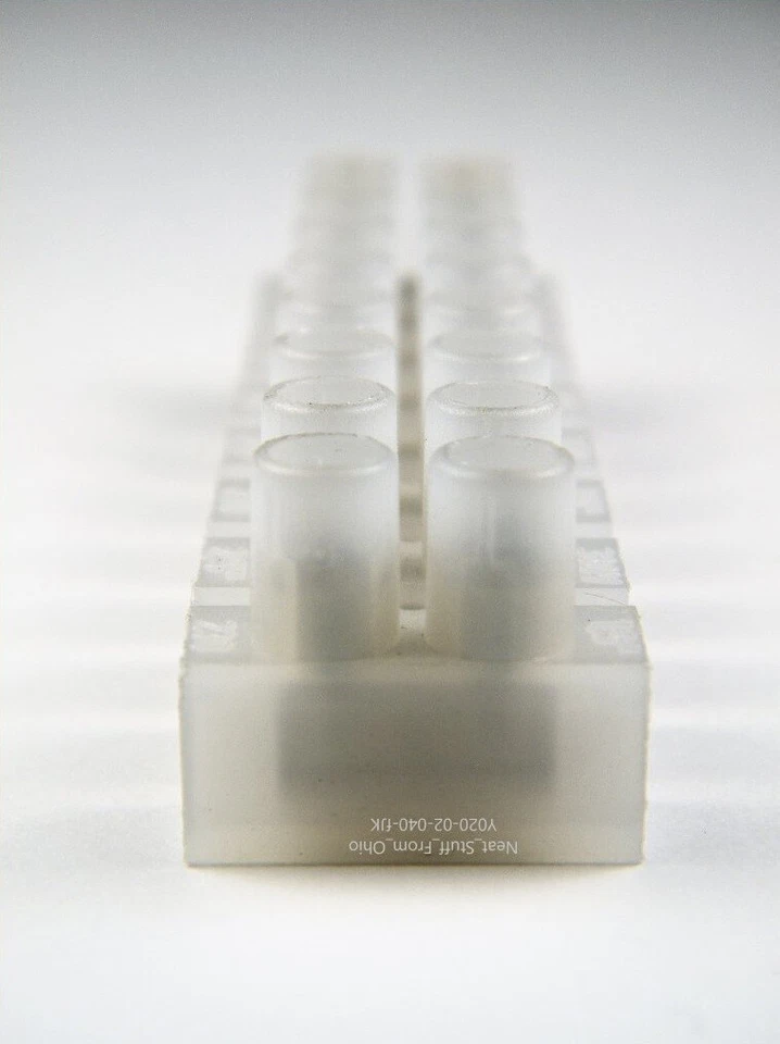 8-POSITION TERMINAL STRIP, EUROPA-STYLE, EBY ELECTRO 230/08DS, HIGH-QUALITY - Image 4 of 4