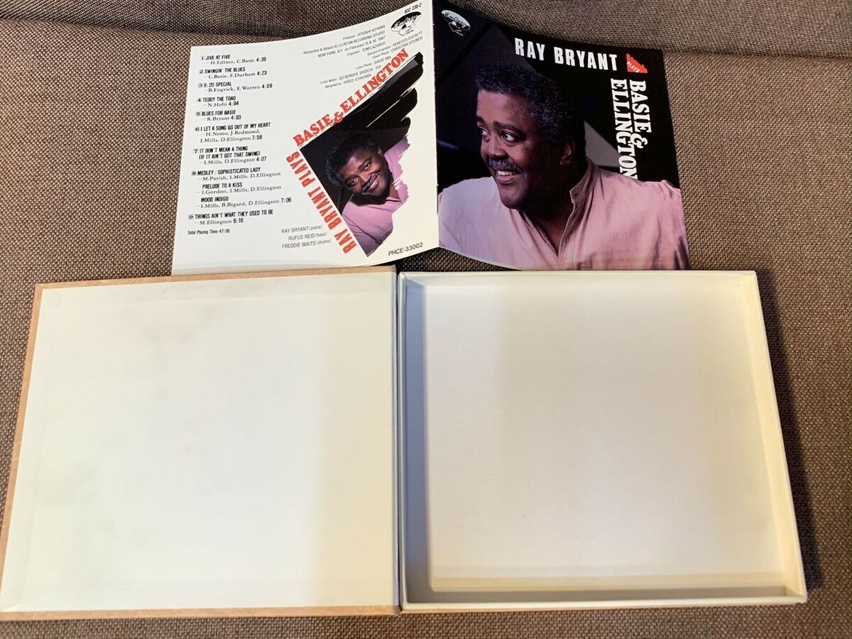 RAY BRYANT Plays Basie & Ellington JAPAN 24k GOLD CD PHCE-33002 w/OBI+HARD  CASE