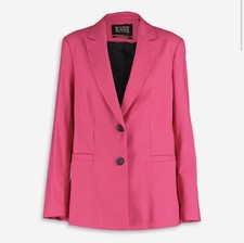 Scotch & Soda Beautiful Pink Relaxed Herringbone Blazer Size Small