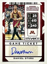 2020 Contenders Daniel Oturu Game Ticket Auto SP Rookie Autograph Golden Gophers