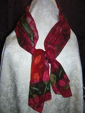 Elaine Gold for collection XIIX scarf 53" x 11"