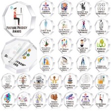 30 Pcs Funny Appreciation Awards Gifts Bulk Little Clear Acrylic Reward Medal...