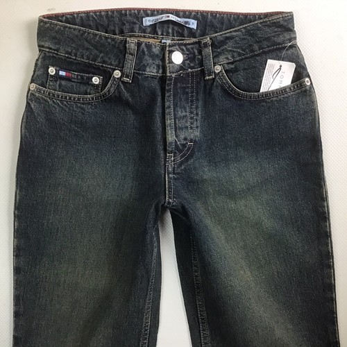 BNWT LADIES TOMMY HILFIGER BOOTCUT BLUE RETRO JEANS SIZE 8 W26 L31 (450G) - Picture 2 of 6
