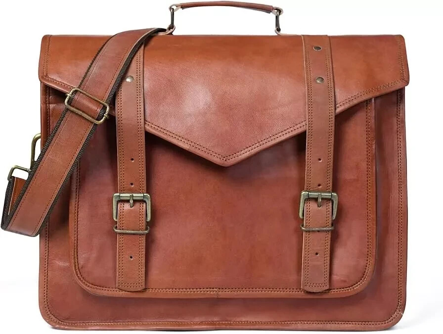 Bolsas De Laptop Funcionales Y Elegantes De Cuero Para Uso Diario