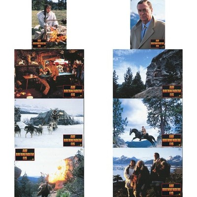 AUF BRENNENDEM EIS: 1 FOTOAUSHANGSATZ (8 Aushangfotos) STEVEN SEAGAL MICHAEL CAI