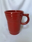 Fiesta *Scarlet* *Ring Handle Latte Mug* *Damage Free*