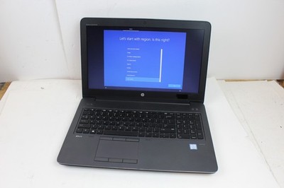 ZBook 15 G4 Intel i7-7700HQ 16GB RAM 256GB ssd w/ OS