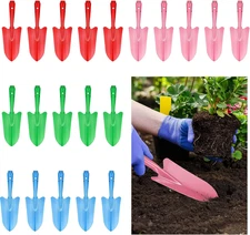 20 Pack Mini Colorful Metal Hand Shovel Digging Trowel Set Transplanting Garden 