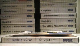Sega Master System F-16 FIGHTING FALCON w/Sega Card, Instructions & Box (CIB)